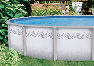 Calgary above ground pool from Spa Tech - the Esprit GLX pool